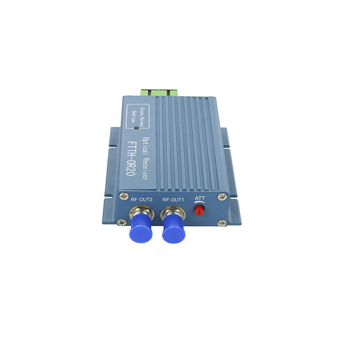1000MHz Catv Micro Ftth Optical Node 2 Port Output CATV AGC WDM Untuk Sistem GEPON